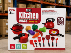 Bộ nấu ăn 18pcs ĐỎ mã 5738