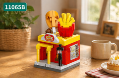 Bộ xếp hình phố ẩm thực mini mã 11065B (bán khay 12 hộp)