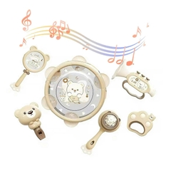 Xúc xắc 6 món NÂU mã FXB-32