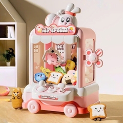 Gắp thú có bánh xe màu Hồng mã 1026-68