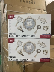 Xúc xắc 6 món NÂU mã FXB-32