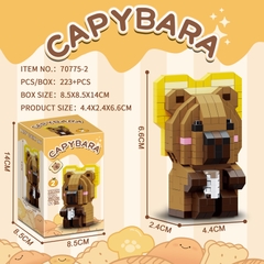 Bộ xếp hình Capybara mã 70775B (Bán khay 6 hộp)