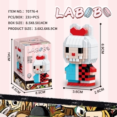 Bộ xếp hình Labubu mã 70776B (Bán khay 6 hộp)