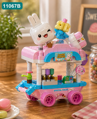 Bộ xếp hình quầy ăn vặt mini mã 11067B (bán khay 12 hộp)