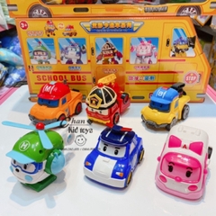Set 6 xe Poli biến hình mã 868-9A