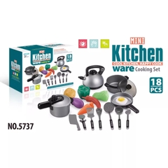 Bộ nấu ăn 18pcs XANH mã 5737