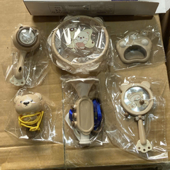 Xúc xắc 6 món NÂU mã FXB-32