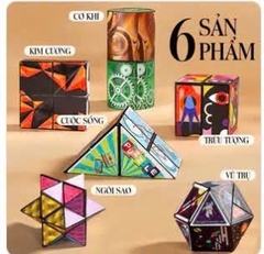 Combo 6 khối Rubik 3d