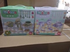 Bộ nấu ăn 20pcs (Thỏ tím, Khủng long)