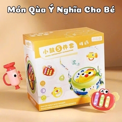 Trống đa năng 5in1 Xanh-Hồng
