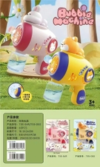 Súng bong bóng xà phòng hình khủng long, ngựa pony, thỏ, gấu