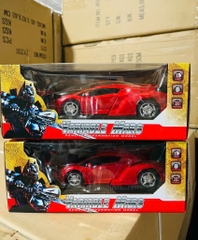 Xe điều khiển biến hình robot đỏ 889-18