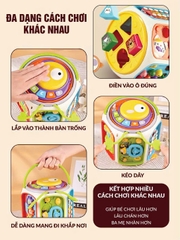 Khối đồ chơi phát nhạc 9in1