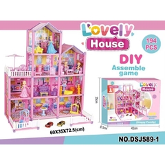 Biệt thự búp bê 194pcs mã DSJ589-1