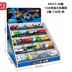 Ô tô hợp kim tỷ lệ 1:64 mã 95577-20 ( bán theo set 60 cái)