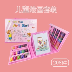 Tô màu 208pcs màu Xanh, Hồng