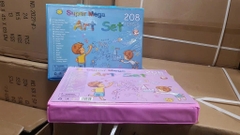 Tô màu 208pcs màu Xanh, Hồng
