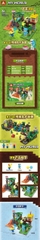 Bộ xếp hình Minecraft 410pcs mã 44112
