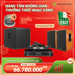 COMBO ITALY 14 NÂNG TẦM KHÔNG GIAN THƯỞNG THỨC NHẠC VÀNG