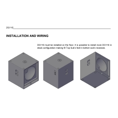 Loa Subwoofer LSS Model: SUB DG118