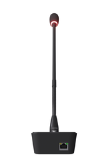 Microphone thông báo kỹ thuật số Dante, kiểu để bàn cổ ngỗng, hỗ trợ nguồn PoE Fonestar MIC-DANTE