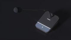 Micro cổ ngỗng có dây để bàn hiệu Fonestar Model: MIC-SCF-D