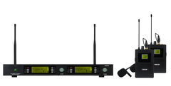 Bộ Micro không dây 2 kênh UHF - 2 micro cài áo  FONESTAR MSH-892-631