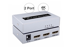 Bộ chia hình HDMI 4K (1 ra 2 ngõ) Dtech Model: DT-7142A(MS)