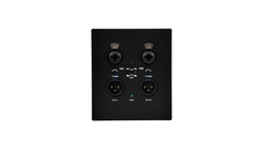 Bộ chuyển đổi âm thanh mạng DANTE gắn tường 2 vào 2 ra (PoE) FONESTAR W-DANTE-22X