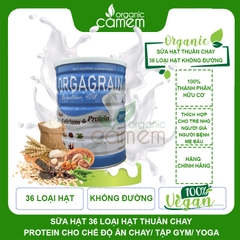 Sữa Hạt Chay Orgagrain - Nguồn Dinh Dưỡng Từ 36 Loại Hạt