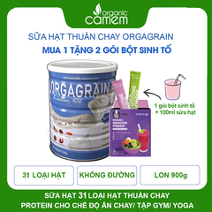 Sữa Hạt Chay Orgagrain - Nguồn Dinh Dưỡng Từ 36 Loại Hạt