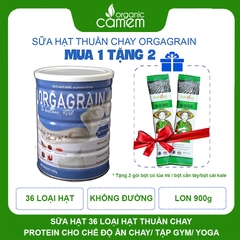 Sữa Hạt Chay Orgagrain - Nguồn Dinh Dưỡng Từ 36 Loại Hạt