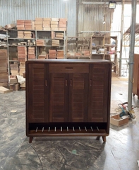 Tủ giày bo óc chó