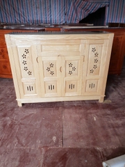 Tủ giày gỗ sồi