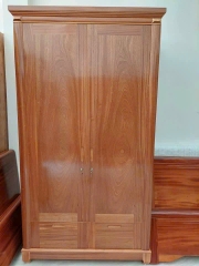 Tủ áo gỗ xoan đào cánh Phẳng