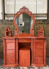 Bàn phấn trang điểm gỗ hương đá