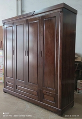 Tủ hương xám sơn màu óc chó MS112