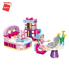 Đồ Chơi Xếp Hình Qman 4101-1,2,3,4,5,6,7,8: Phòng Ngủ Của Những Người Bạn