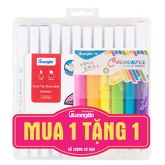 Bút Art Marker GuangBo 24 Màu H02226 (Tặng Bút Nhớ Dòng GuangBo Vỉ 6 Màu YG9025)
