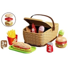 Bộ Đồ Chơi Giỏ Picnic Thức Ăn Nhanh SH666-98