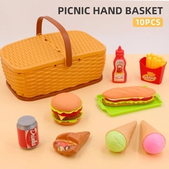 Bộ Đồ Chơi Giỏ Picnic Thức Ăn Nhanh SH666-98