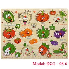 Đồ Chơi Bảng Ghép Núm Nhựa Các Chủ Đề ĐCG-08.6-10