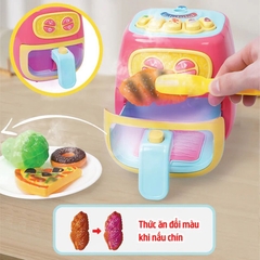 Bộ Đồ Chơi Nồi Chiên Không Dầu Hồng SH9128