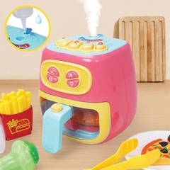Bộ Đồ Chơi Nồi Chiên Không Dầu Hồng SH9128
