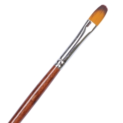 Cọ Vẽ Màu Nước, Dầu Đầu Vẹt Oval số 2 ZBS3