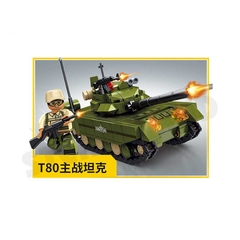 Đồ Chơi Lắp Ráp Xe Tăng Chiến Đấu Chính T80 – SEMBO 207085