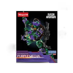 Đồ Chơi Lắp Ráp Mecha Ninja Armor Tím – WANGAO 288006
