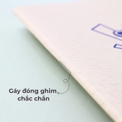 Vở Kẻ Ngang Gáy Ghim Hồng Hà Study Trendy 1472 72tr