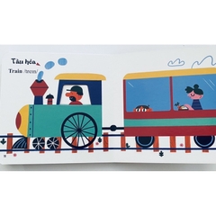 Sách Đục Trổ Thông Minh - Những Từ Vựng Đầu Đời Của Bé - My First Words - Phương Tiện Giao Thông - Vehicles