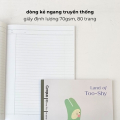 Vở Kẻ Ngang Campus Land of Too Shy 00001 80Tr